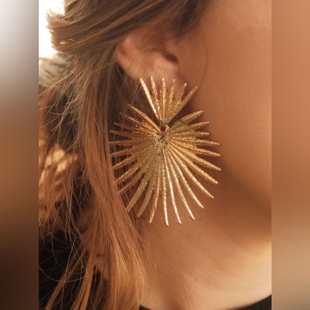 Sun  radiant  earrings  M28